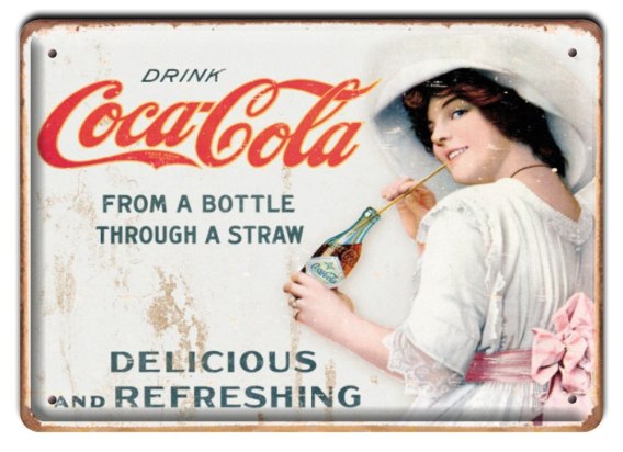 COCA COLA METALOWY SZYLD PLAKAT RETRO 00637 SzyldBaza Pl